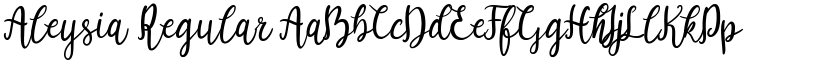 Aleysia font download