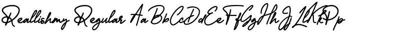 Reallishmy font download