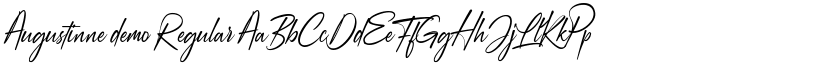 Augustinne demo Regular font