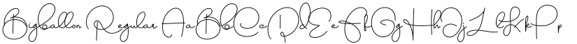 Bigballon font download