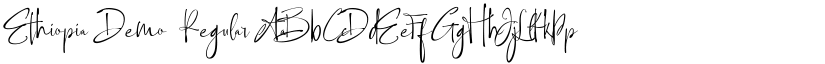 Ethiopia Demo Regular font