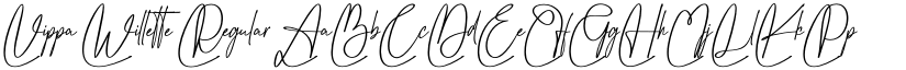 Vippa Willette Regular font