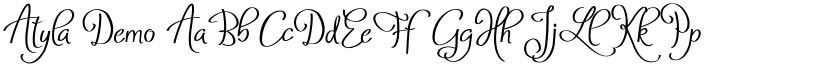Atyla Demo font
