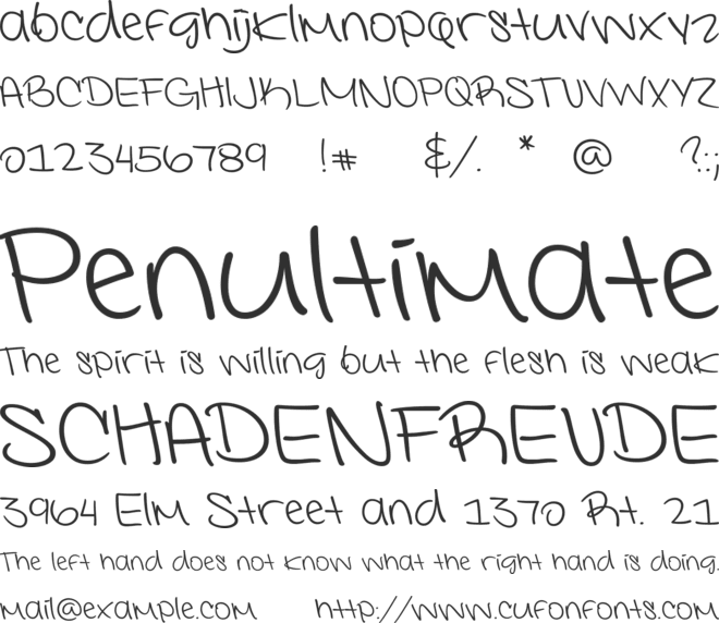 Interconnected Demo font preview