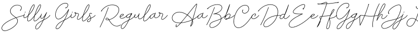 Silly Girls font download