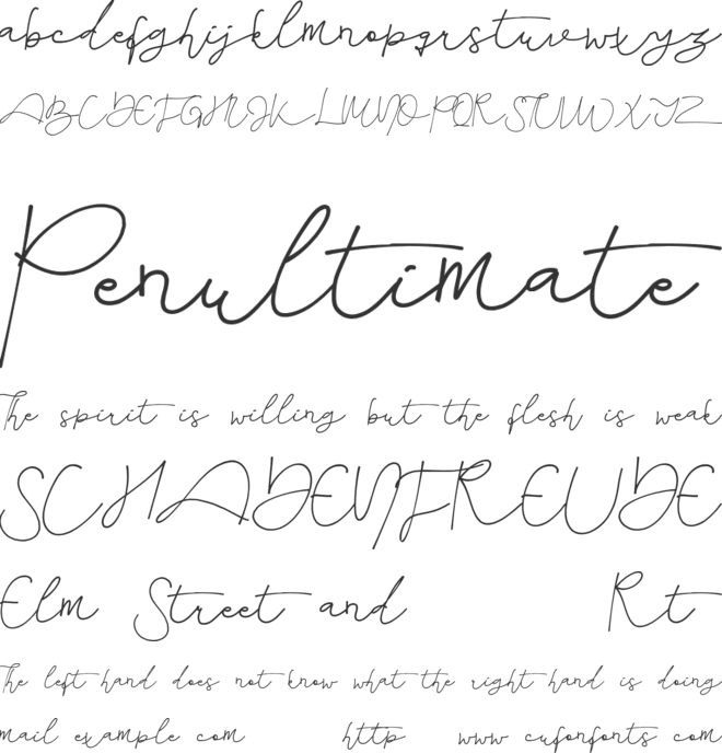 Kelana Moris Demo font preview