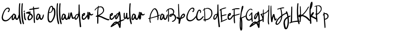 Callista Ollander font download