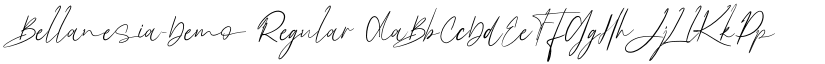 Bellanesia-Demo Regular font