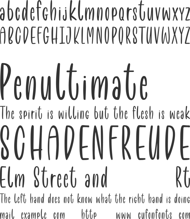Driveway Demo font preview
