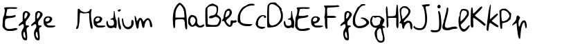 Effe Medium font