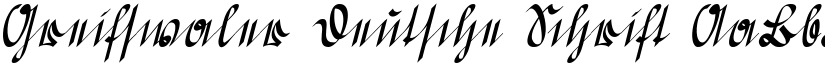 Greifswaler Deutsche Schrift font