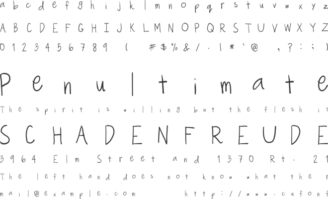 Spaced Out font preview