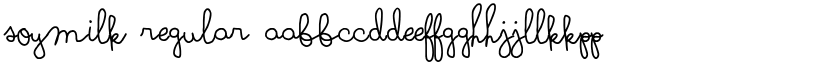 Soymilk Regular font