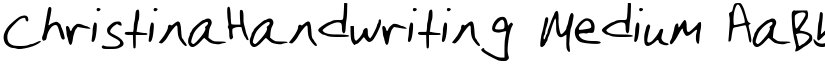 ChristinaHandwriting font download