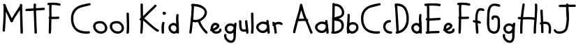 MTF Cool Kid font download