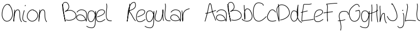 Onion Bagel font download