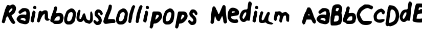 RainbowsLollipops font download