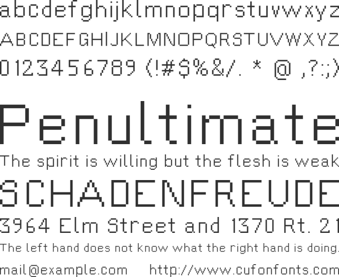 GreenlandSans Gothic Medium font preview