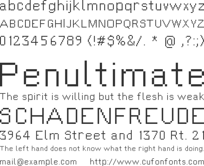 GreenlandSans Gothic Medium font preview