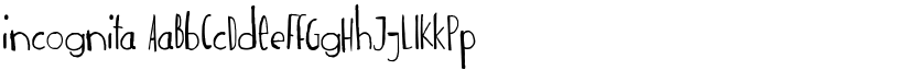 incognita font