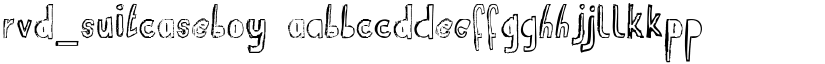 RvD_SUITCASEBOY font