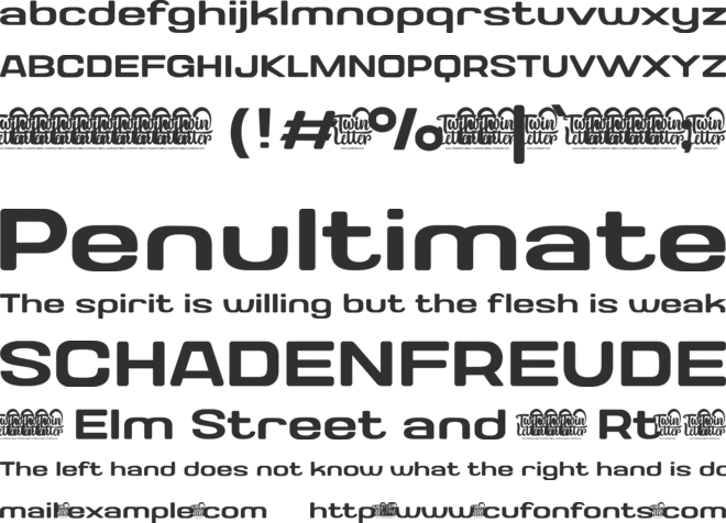 Valonik Personal Use font preview