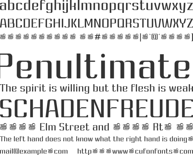 Ashety Personal use font preview