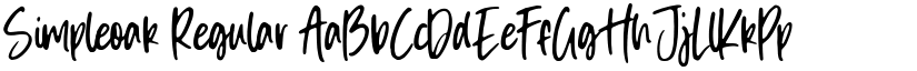Simpleoak Regular font