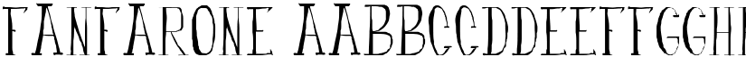 fanfarone font