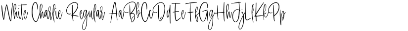 White Charlie Regular font