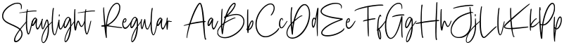 Staylight Regular font