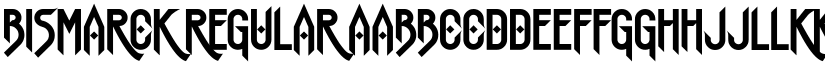 Bismarck Regular font
