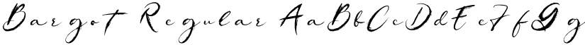 Bargot font download
