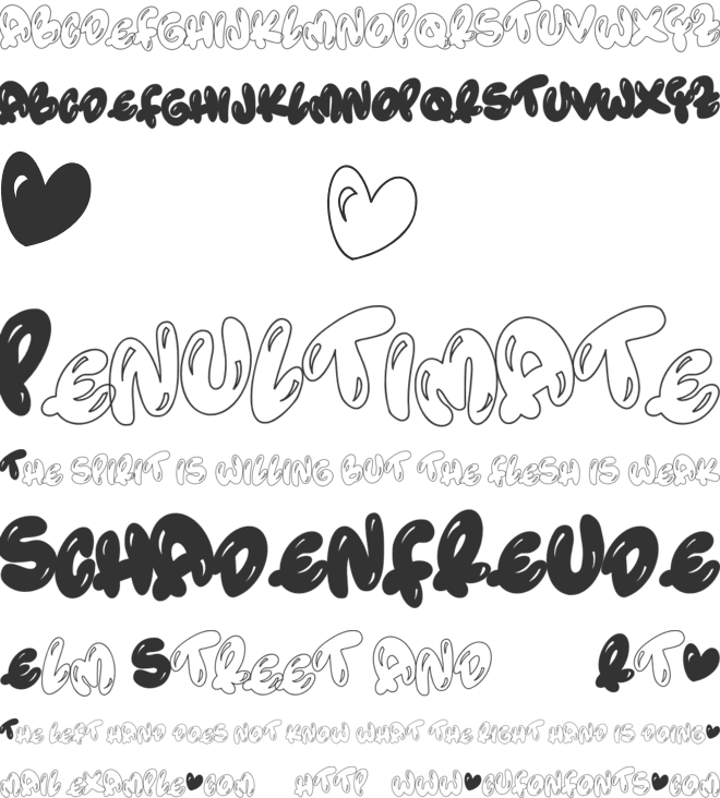 bolobolu font preview