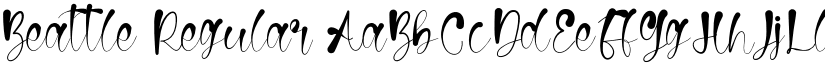 Beattle Regular font
