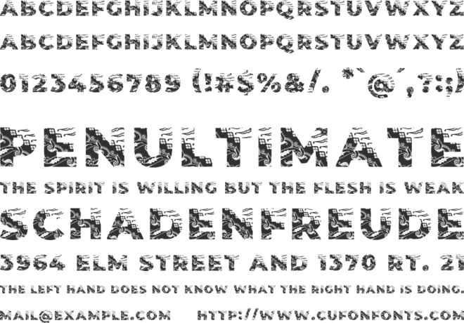 BHATIKUE font preview