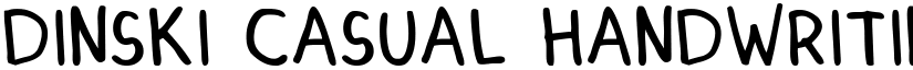 DINSKI CASUAL HANDWRITING font