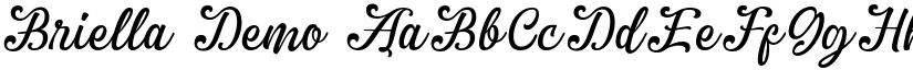 Briella Demo font