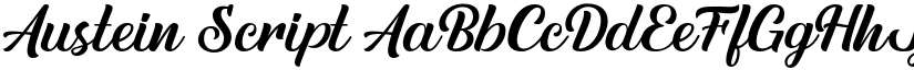 Austein Script font