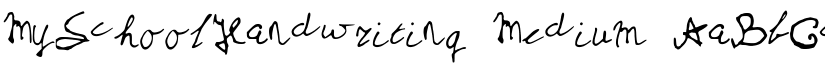 MySchoolHandwriting font download