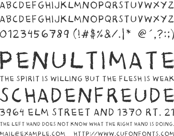 Bacon Kingdom font preview