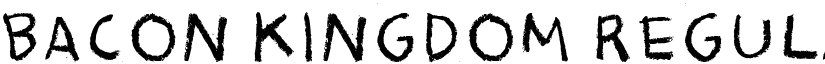 Bacon Kingdom font download