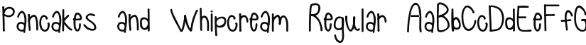Pancakes and Whipcream Regular font