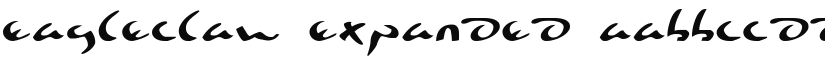 Eagleclaw Expanded font