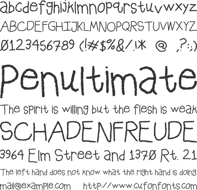 pastelfont font preview