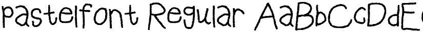 pastelfont Regular font