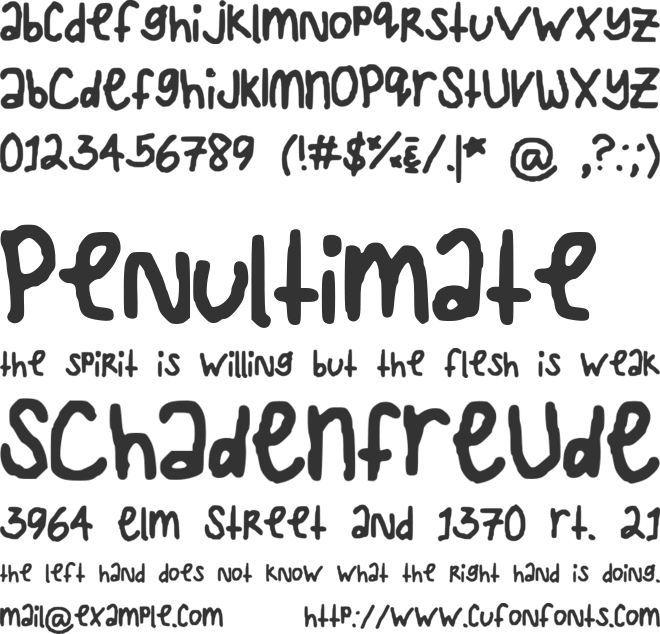 LoveMeAgain font preview