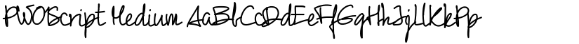 PW01Script font download