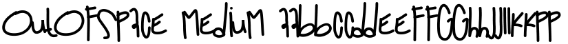 OutOfSpace Medium font