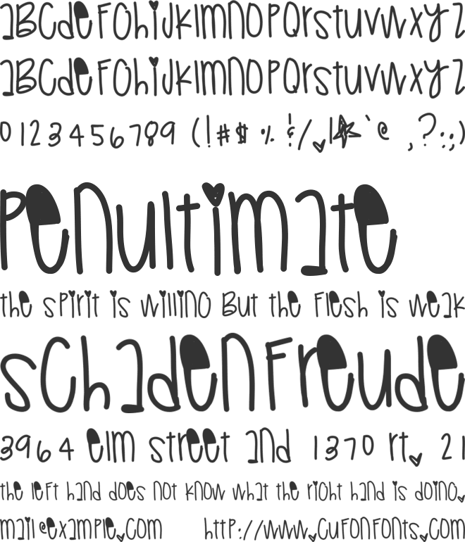 Retrogenious font preview